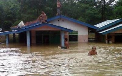 Korban Banjir Kuansing Tak Kunjung Dapat Bantuan Pemerintah