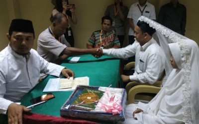 Pria Ancam Penggal Kepala Jokowi Menikah di Rutan 