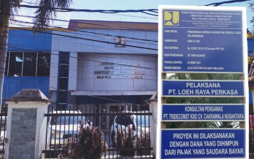 PPK Bantah Ada Sub Kontrak Proyek Irigasi BWSS di Rohul