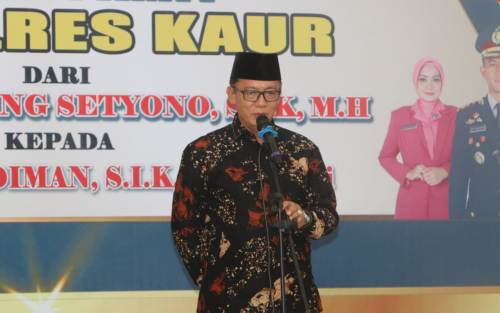 Bupati Lismidianto Hadiri Kenal Pamit Kapolres Kaur