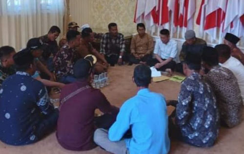 Bupati Rohil Respons Kedatangan Penghulu Panipahan Bersama Kadus