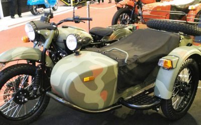 Moge Rusia Ural di GIIAS Menarik Perhatian Pecinta Moge