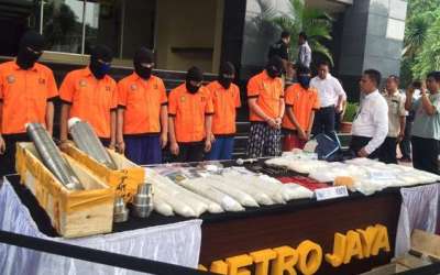 Polda Bongkar Sindikat 41,5 Kg Sabu dan 1.000 Happy Five