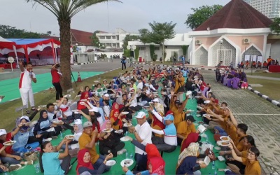 FK-IJK Riau Gelar Lomba Rakyat di Halaman Menara BRK