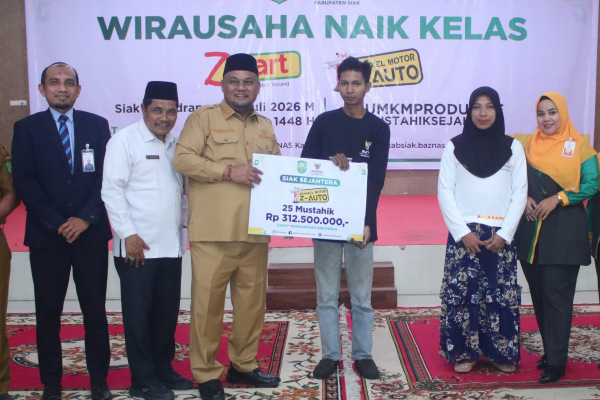 Wabup Siak Dorong Mustahik Jadi Muzakki Lewat Program Z-Mart dan Z-Auto