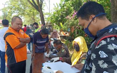 Polsek Sungai Apit Tertibkan Warga Pelanggar Prokes