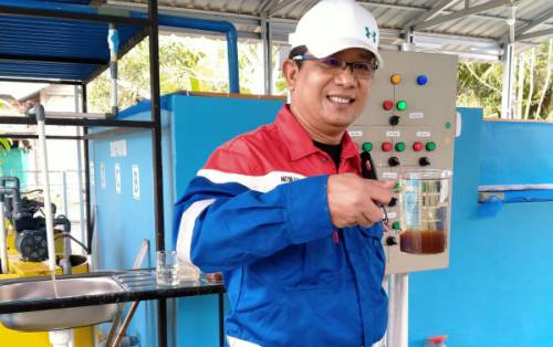 Program CSR PT KPI RU II Sungai Pakning, Antoni: Lahan Gambut Merupakan Berkah