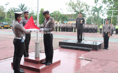 Kapolres Inhu Bacakan Amanat Presiden Joko Widodo