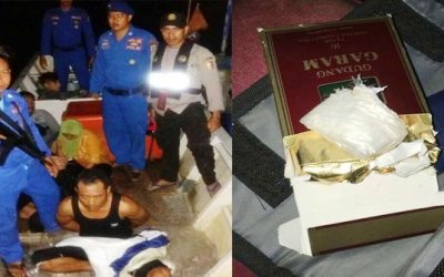 Perahu Angkut TKI Bawa Sabu Asal Malaysia Ditangkap