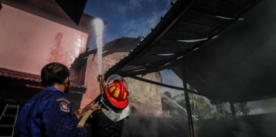 Gudang PLN di Banda Aceh Musnah Terbakar