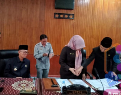 Rapat Paripurna Penetapan APBD-P Kabupaten Kaur Tahun 2023 Disahkan