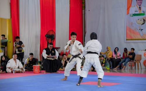 Raih 7 Medali Emas, Bengkalis Juara Umum Kempo Porprov X Kuansing