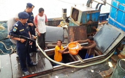Tiga Tersangka Pencuri Ikan Asal Thailand Kabur