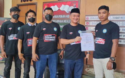 Dugaan Korupsi Oknum Plt Sekwan DPRD Pekanbaru, FPPMM Datangi Polres