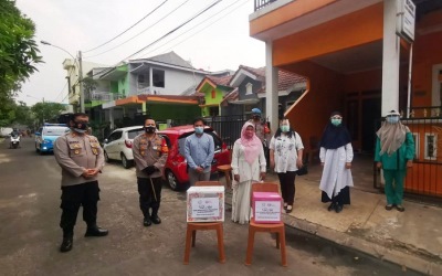 Bhayangkari Banten dan Cabang Tangerang Beri Bantuan