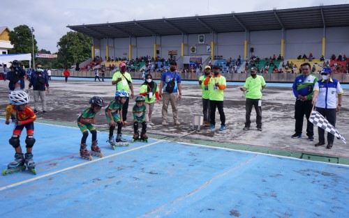 Sekda Siak Buka Kejuaraan Hangtuah Inline Skate Cup 2022