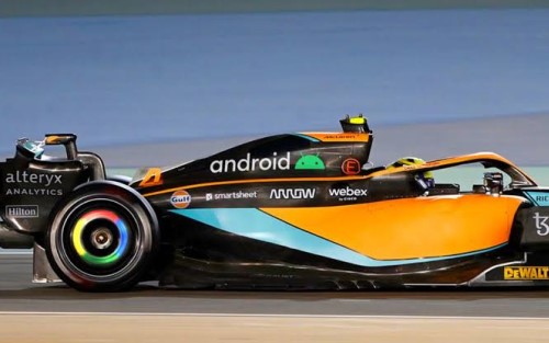 Google Promo Android di Mobil F1 McLaren Racing