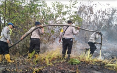 Kabupaten Rohil Hasilkan Titik Panas Terbanyak di Riau