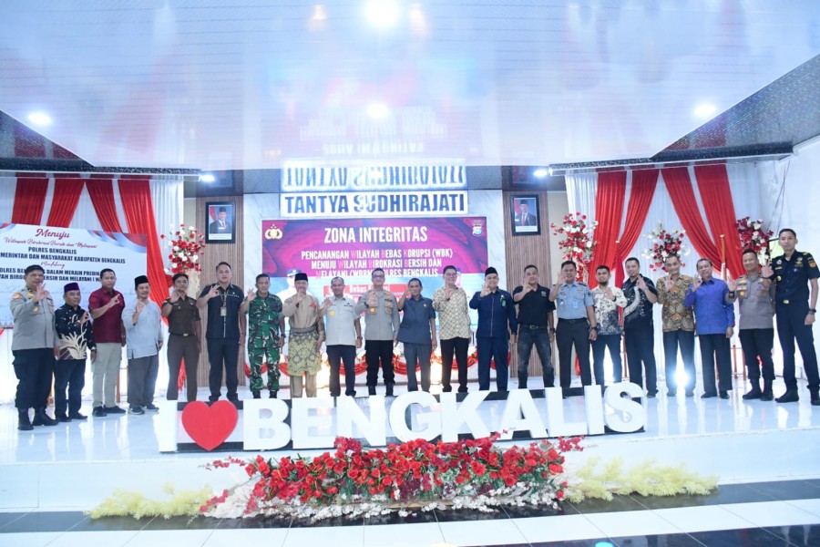 Wabup Bagus Santoso: Pemkab Siap Bersinergi Wujudkan Polres Bengkalis WBBM