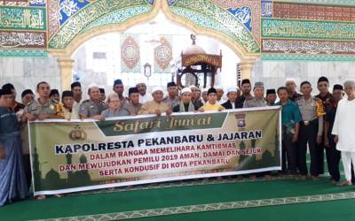 Ketua Masjid Al Mujahadah Apresiasi Safari Jumat Polresta