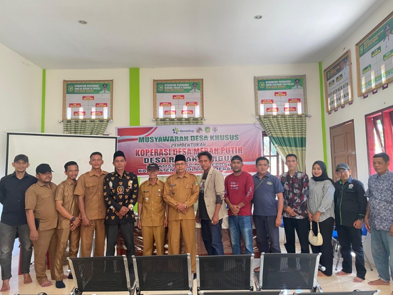 Desa Renak Dungun Resmi Bentuk Koperasi Merah Putih