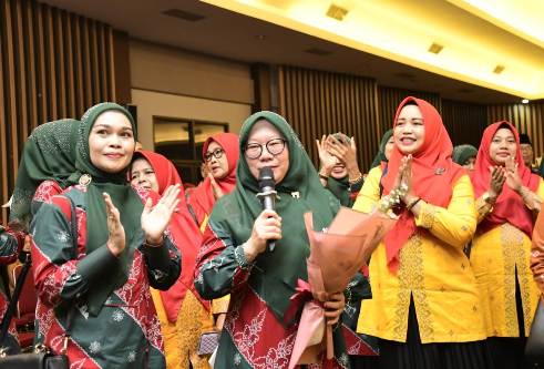 Jambore PKK Riau, Bengkalis Juara 1 Lomba Yel Yel dan Juara 2 Parade Defile