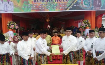 HUT Ke-18 Rohul, Bupati Ajak Masyarakat Bangun Daerah