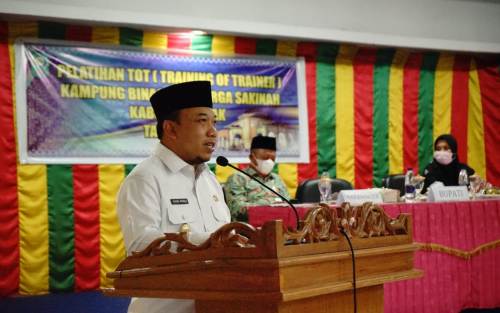 Pelatihan TOT Kampung Binaan, Ini Harapan Wakil Bupati Siak