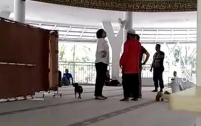 Pembawa Anjing ke Masjid Tersangka Penistaan Agama 