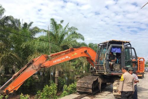 Dampak Banjir, 13 TPS di Siak Kecil Kabupaten Bengkalis Dipindahkan