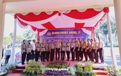 Polres Batu Gelar Sertijab Empat Pejabat Baru