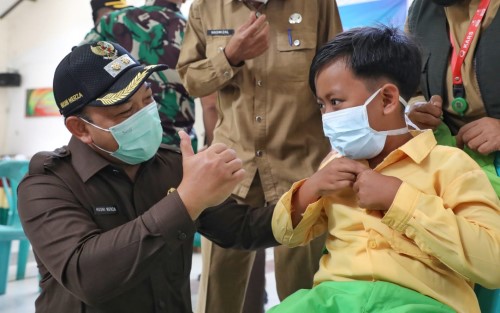  Pemkab Siak Mulai Vaksinasi Covid-19 Anak Usia 6-11 Tahun