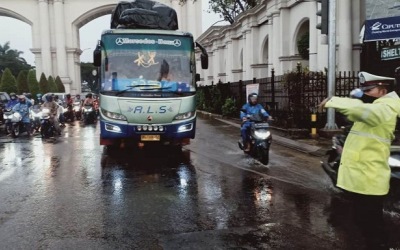 PSBB, Polresta Tangerang Keluarkan 5.580 Teguran