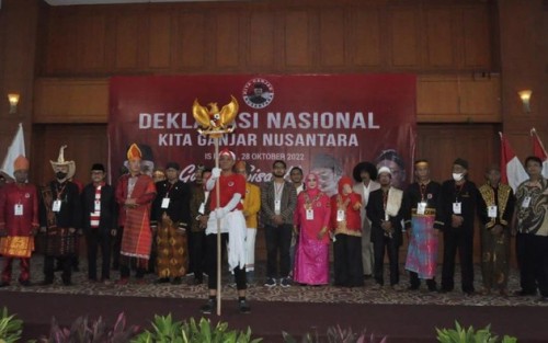 Relawan KGN Deklarasi Ganjar Capres, Dorong Maju dari PDIP-KIB