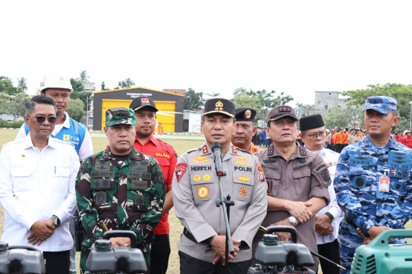 Polda Riau Gelar Apel Siaga Bencana, Pastikan Kesiapan Personel dan Sarpras