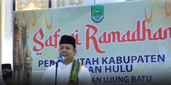 Safari Ramadhan ke-4 Pemkab Rohul Dipusatkan di Ujung Batu, Masyarakat Padati Masjid Al-Ihsan