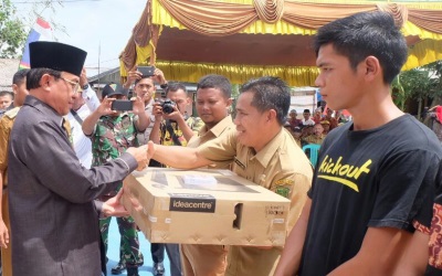 Bupati Inhil Apresiasi Disdukcapil Lakukan Perekaman ke Daerah