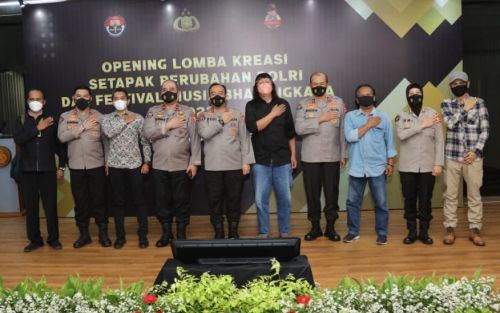 Polri Taja Kreasi Setapak Perubahan dan Festival Musik Bhayangkara