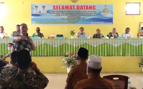 Asisten II Hadiri Musrenbang Penyusunan RKPD di Ujung Batu