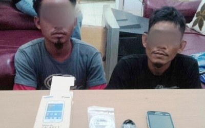 2 Pelaku Pencuri Hp di Seven Cell Berhasil Ditangkap