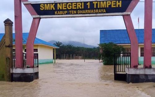 4 Kabupaten di Sumbar Banjir, Terparah di Dharmasraya