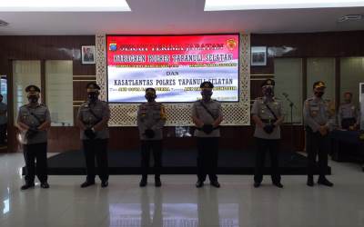 Kasat Lantas Polres Tapsel Sertijab dengan Kabagren