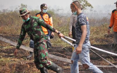 100 Hektar Lahan Gambut di Meranti Terbakar