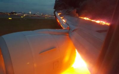 Mesin Terbakar, Pesawat Singapore Airlines Mendarat Darurat