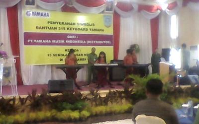Yamaha Musik Berikan CSR ke Pemkot Jambi