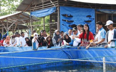 Jefry Noer Menerima Kunjungan Siswa Kalimantan Utara