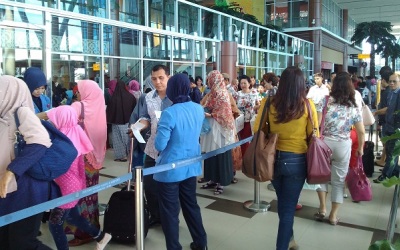 Jadwal Penerbangan Bandara SSK II Terganggu Kabut