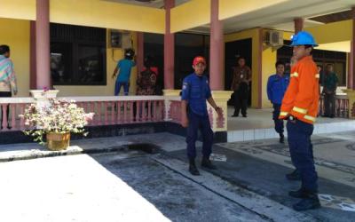 MCB Terbakar, ASN Balitbang Bengkalis Panik