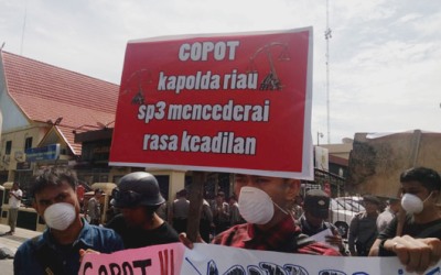 Aktivis Lingkungan Desak Kapolda Riau Dicopot