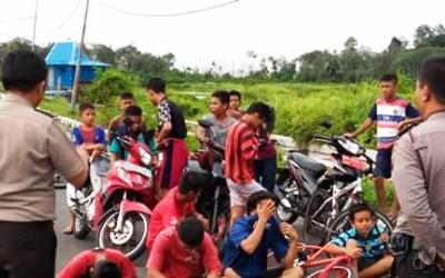 Berenang di Waduk PDAM, Pelajar 'Digaruk' Polisi